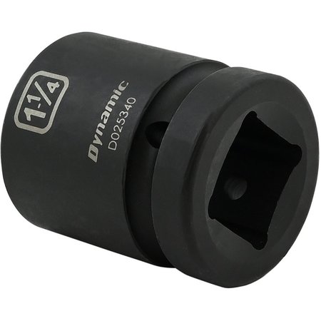 Dynamic Tools 1-1/4" X 1" Drive, 6 Point Standard Length, Impact Socket D025340